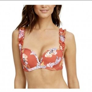 Sundazed Sky Ruffle Bikini Top